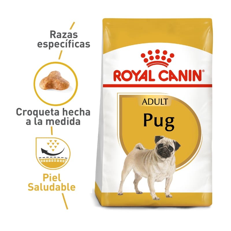 Royal Canin Pug Adulto 3 kg 2 Empaque Royal Canin Pug Adulto 3 kg de 3 kg