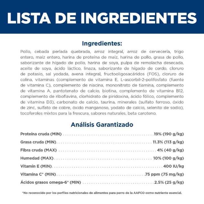 Hill's Science Diet Adult Small Bites Pollo y Cebada 3 Empaque Hill's Science Diet Adult Small Bites Pollo y Cebada de 15 lb