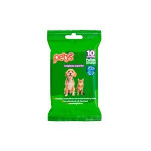Petys Pañitos Húmedos Limpieza y Cuidado (Perro y Gato) para perros