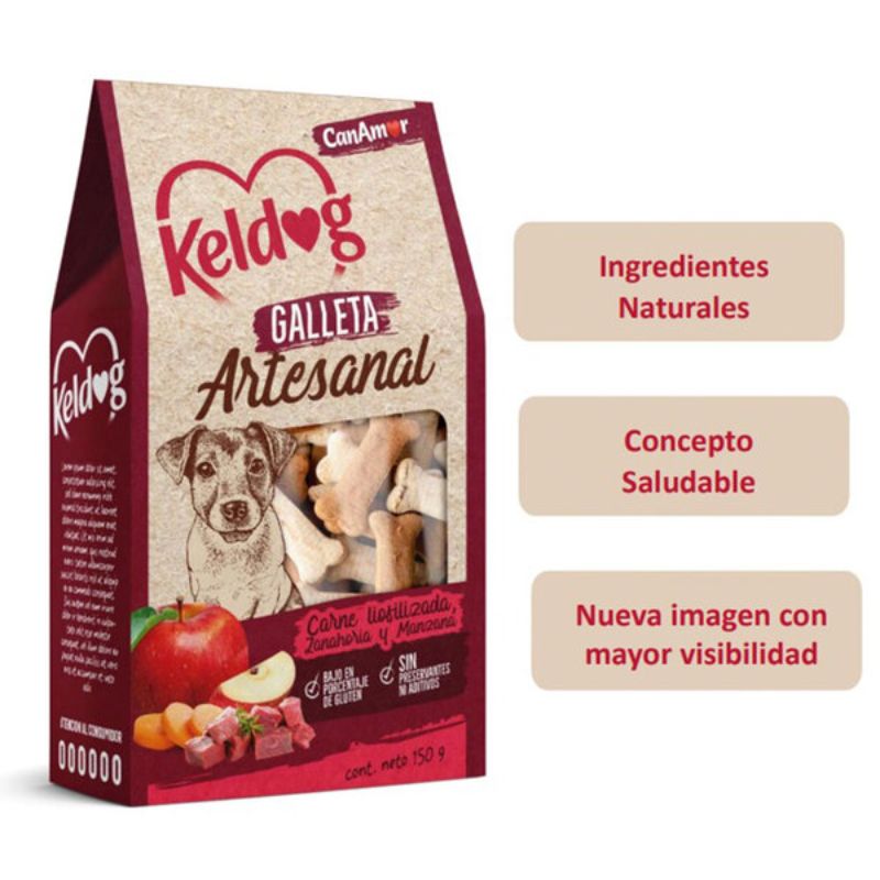 CanAmor Galletas Artesanales 150 g 2 Empaque CanAmor Galletas Artesanales 150 g de 150 g