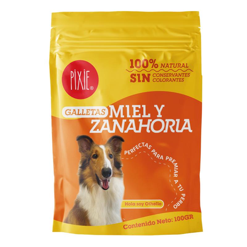 Pixie Galletas Miel y Zanahoria 100 g 1 Alimento Pixie Galletas Miel y Zanahoria 100 g para perros