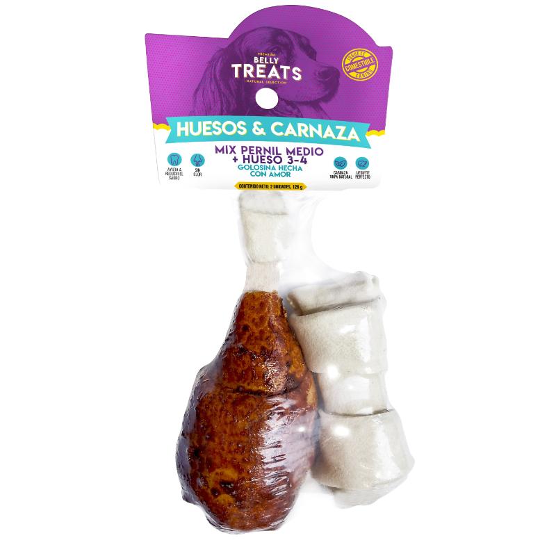 Belly Treats Mix Pernil + Hueso 3-4 uds 1 Alimento Belly Treats Mix Pernil + Hueso 3-4 uds para perros