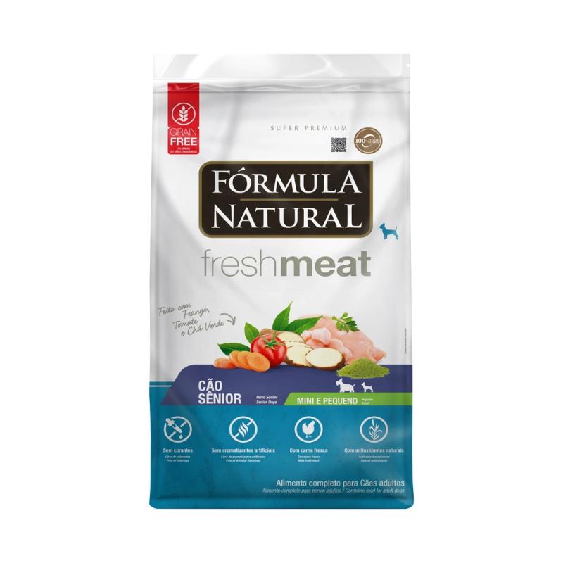 Fórmula Natural Fresh Meat Senior Raza Mini y Pequeña Pollo 2 Empaque Fórmula Natural Fresh Meat Senior Raza Mini y Pequeña Pollo de 1 kg