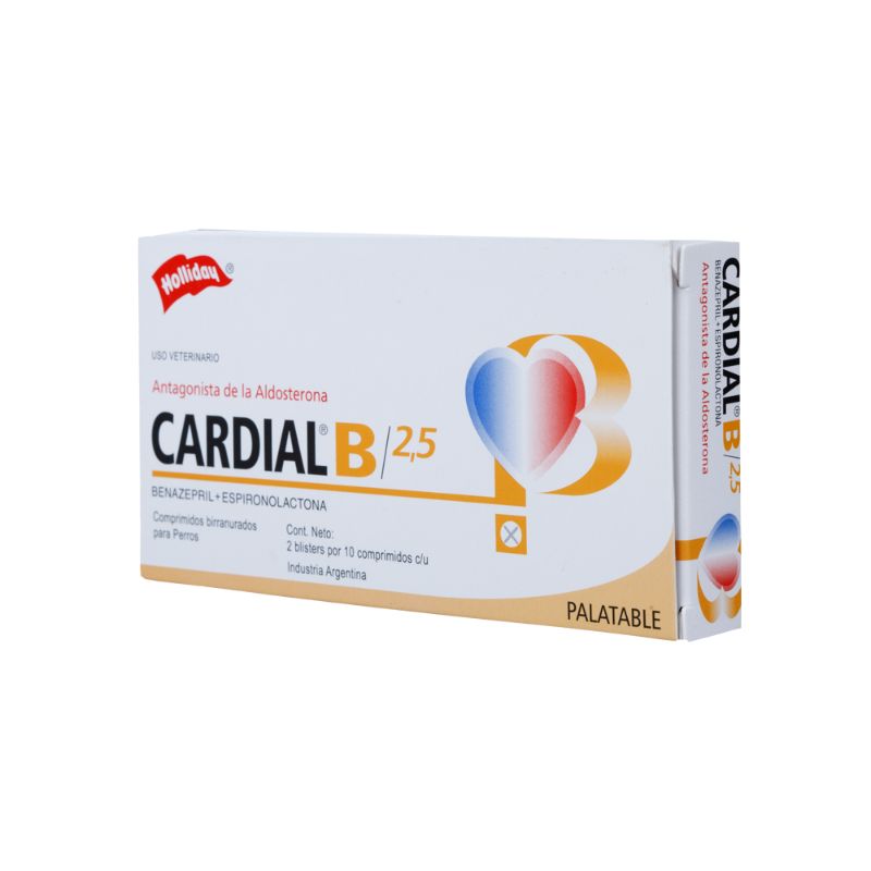 Cardial B 2.5 mg Soporte Cardiovascular (Caja x 20 Comprimidos) 3 Empaque Cardial B 2.5 mg Soporte Cardiovascular (Caja x 20 Comprimidos) de 20 comprimidos