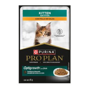 Alimento Purina Pro Plan Kitten Pollo en Salsa (Sobre) para perros