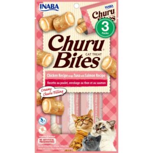 Alimento Inaba Churu Bites Chicken Wraps con Atún y Salmón para Gato para perros