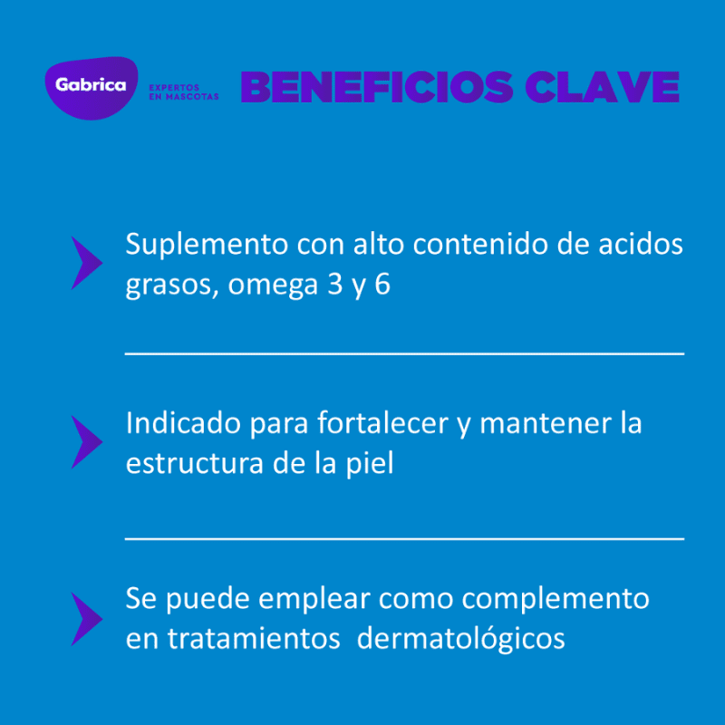 Vetnil Pelo y Derme 750 mg Suplemento 60 Cápsulas 3 Vetnil Pelo y Derme 750 mg 60 cápsulas — imagen 3