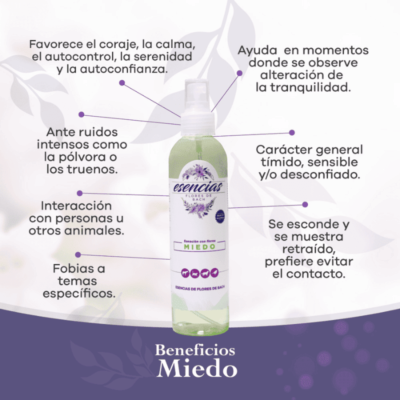Esencia Floral Miedo Spray 250 ml 3 Esencia Floral Miedo spray 250 ml — imagen 3