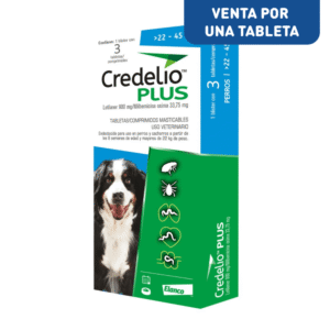 Credelio Plus antiparasitario interno y externo para perro de 22 a 45 kg