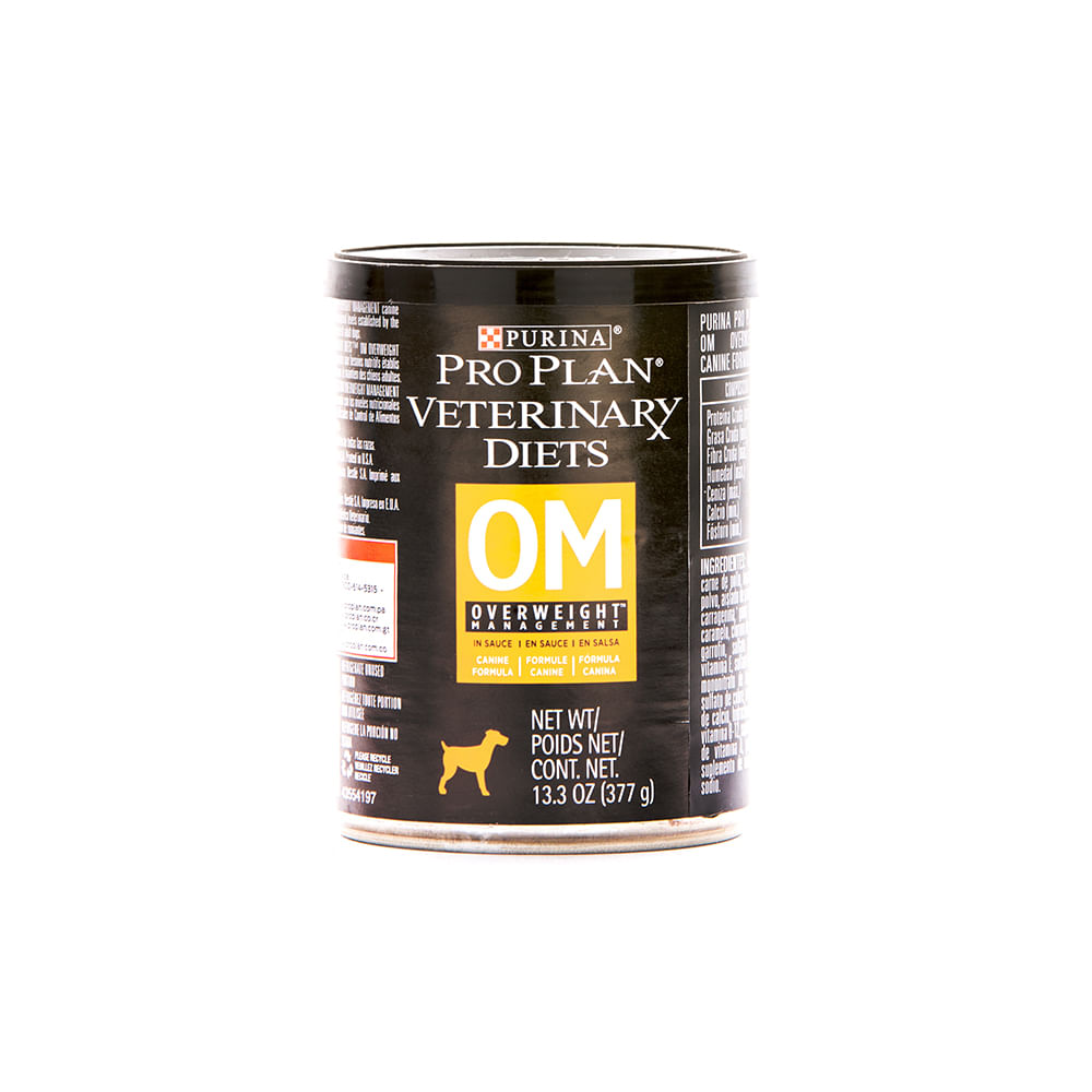 Pro Plan Veterinary Diets OM Overweight Management Perro Lata 13,3 oz 1 Pro Plan Veterinary Diets OM Overweight Management perro lata 13,3 oz