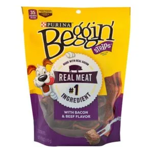 Beggin Strips tiras de tocineta y carne 6 oz