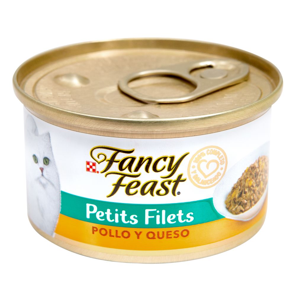 Fancy Feast Petits Filets Pollo y Queso Gato 3 oz 1 Fancy Feast Petits Filets pollo y queso para gato 3 oz