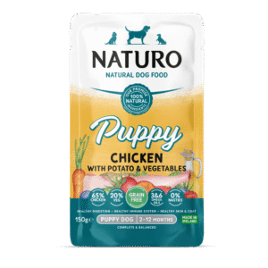 Naturo Puppy Grain Free pollo con papa y verduras pouch 150 g