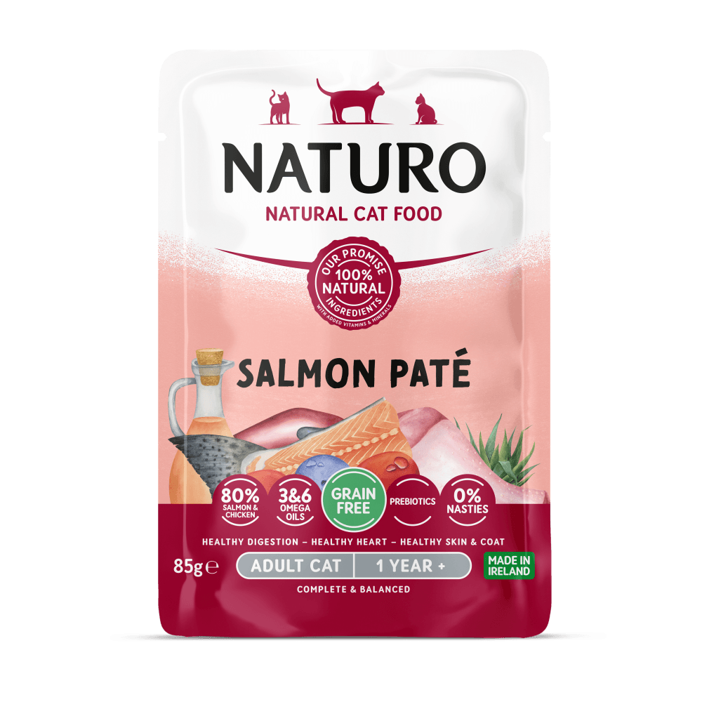 Naturo Gato Adulto Paté de Salmón (Pouch 85 g) 1 Naturo Gato Adulto paté de salmón pouch 85 g