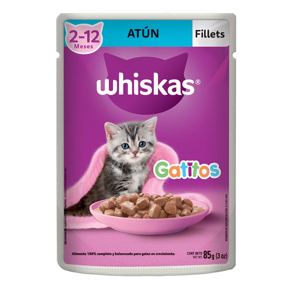 Whiskas Gatitos Atún Pouch 85 g 1 Whiskas Gatitos Atún Pouch 85 g