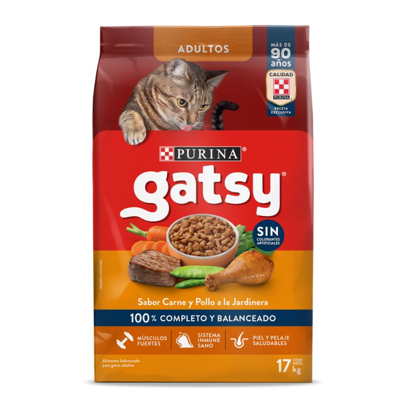 Gatsy Adulto Carne y Pollo a la Jardinera 2 Gatsy Adulto Carne y Pollo a la Jardinera - Imagen 2