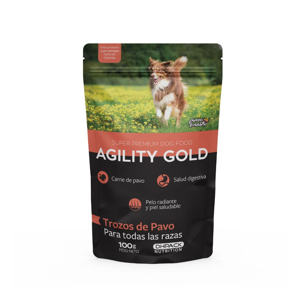 Agility Pouch Trozos de Pavo Perro 100 g 3 Agility Pouch trozos de pavo para perro 100 g