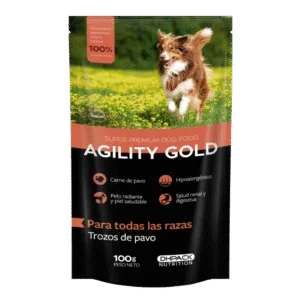 Agility Pouch trozos de pavo para perro 100 g