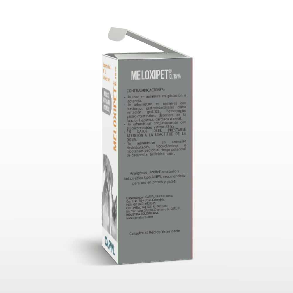 Meloxipet Analgésico y Antiinflamatorio Perro 10 ml 4 Meloxipet analgésico y antiinflamatorio para perro 10 ml