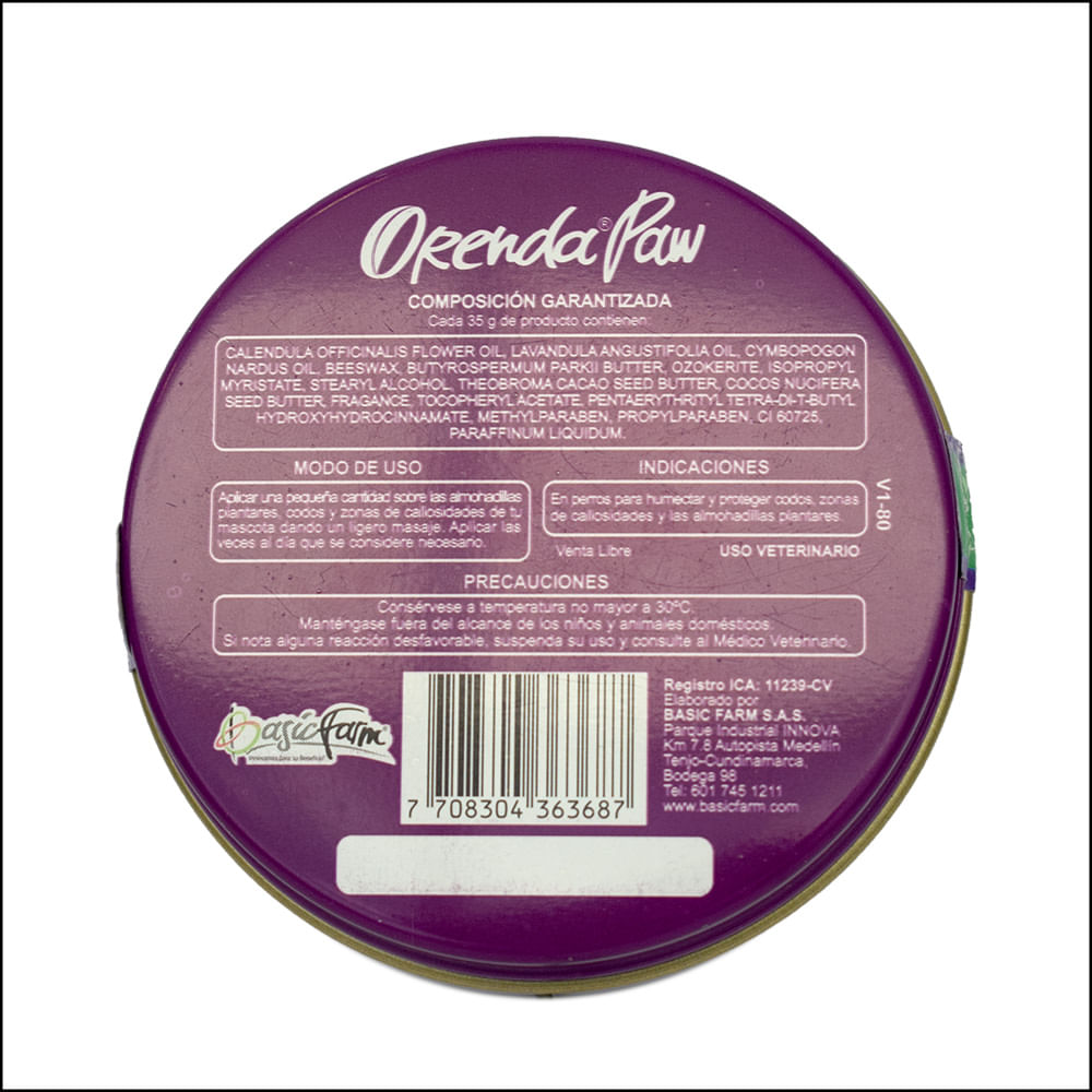 Orenda Paw Lavanda Bálsamo para Pulpejos 35 g 2 Orenda Paw Lavanda bálsamo para pulpejos 35 g