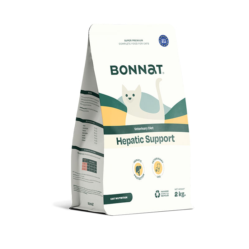 Bonnat Veterinary Diet Feline Hepatic Support 2 kg 1 Bonnat Veterinary Diet Feline Hepatic Support 2 kg