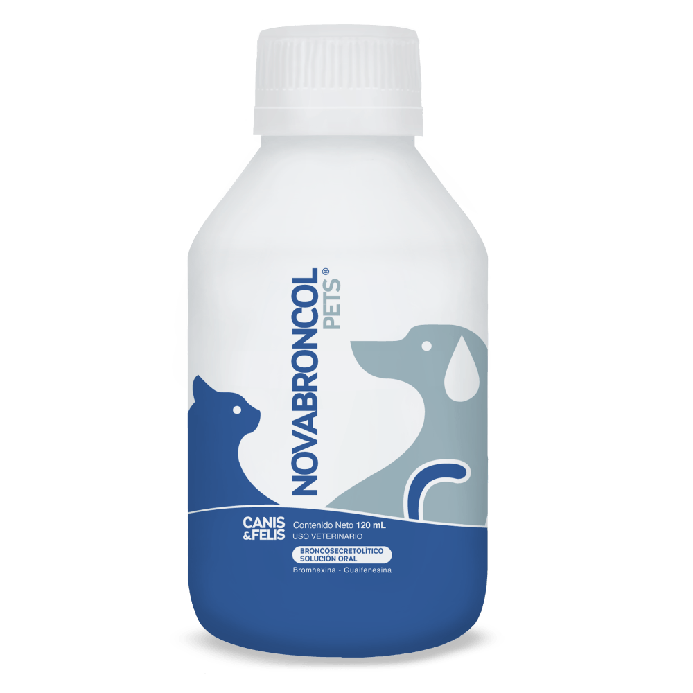 Novabroncol Pets Mucolítico y Expectorante 120 ml 1 Novabroncol Pets mucolítico y expectorante 120 ml