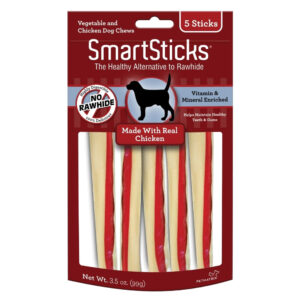 SmartBones sticks de pollo y vegetales sin carnaza 99 g