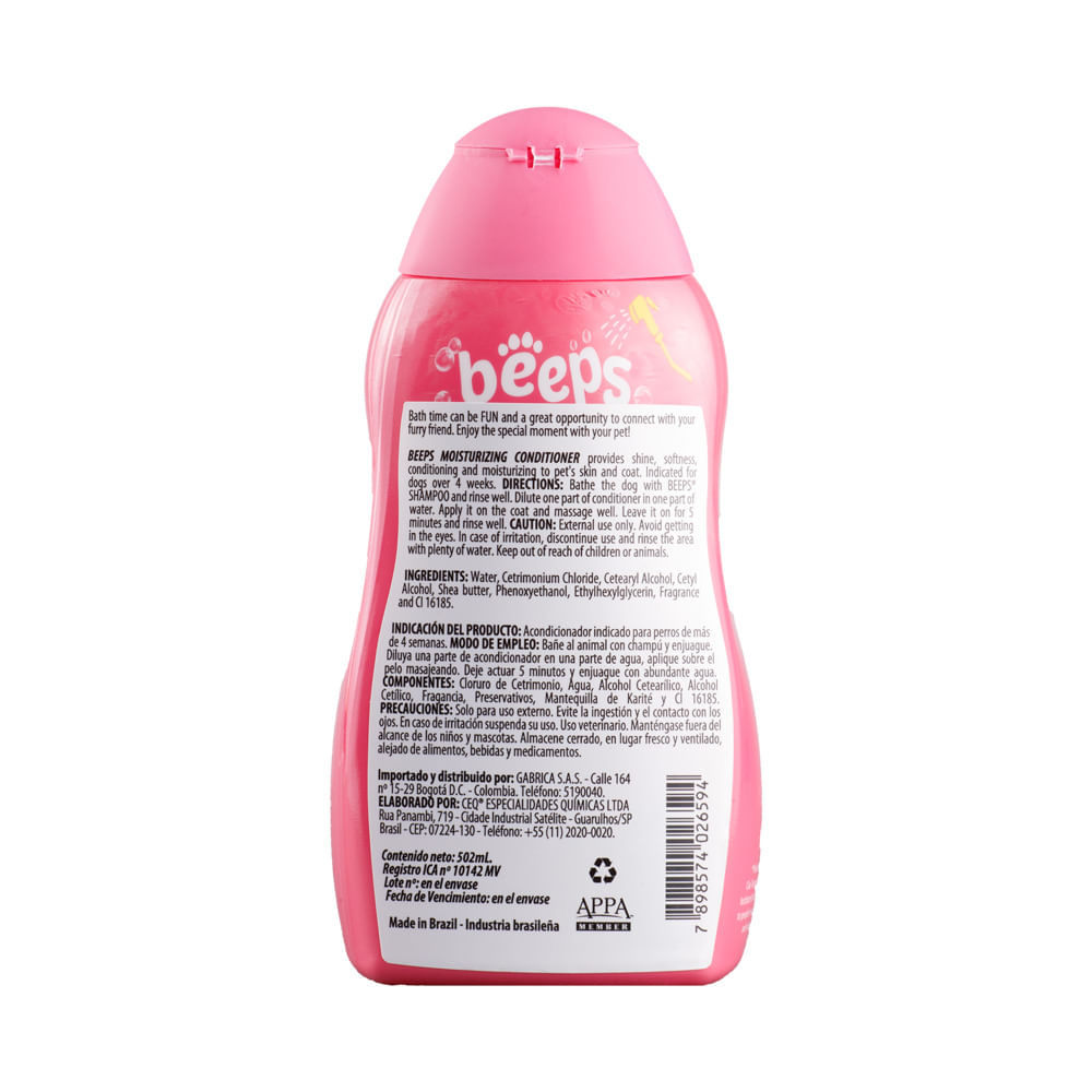 Beeps Acondicionador con Manteca de Karité (502 ml) 2 Beeps Acondicionador con manteca de karité 502 ml