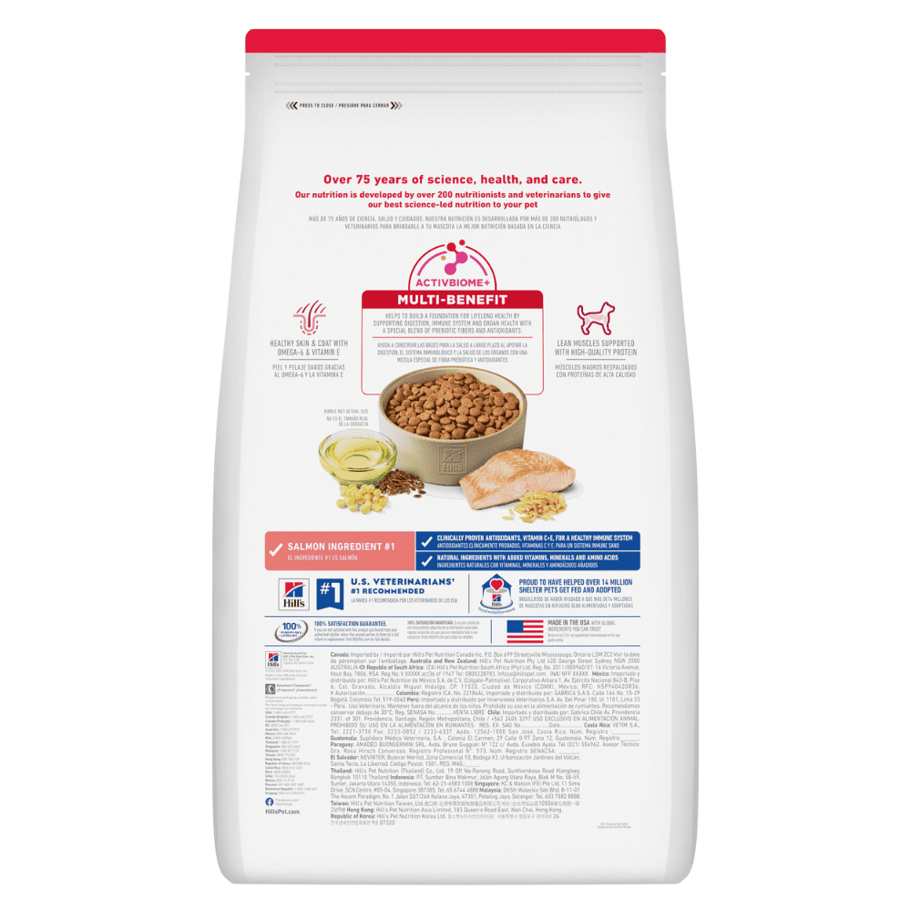 Hill's Science Diet Adult Salmón y Arroz Integral Perro 4,5 lb 2 Hill's Science Diet Adult salmón y arroz integral para perro 4,5 lb