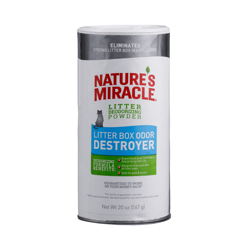 Nature's Miracle Destructor de Olores para Caja de Arena 20 oz 1 Nature's Miracle destructor de olores para caja de arena 20 oz