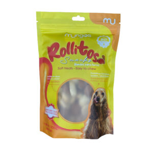 Mungos Rollitos carne y pollo snack blando 200 g