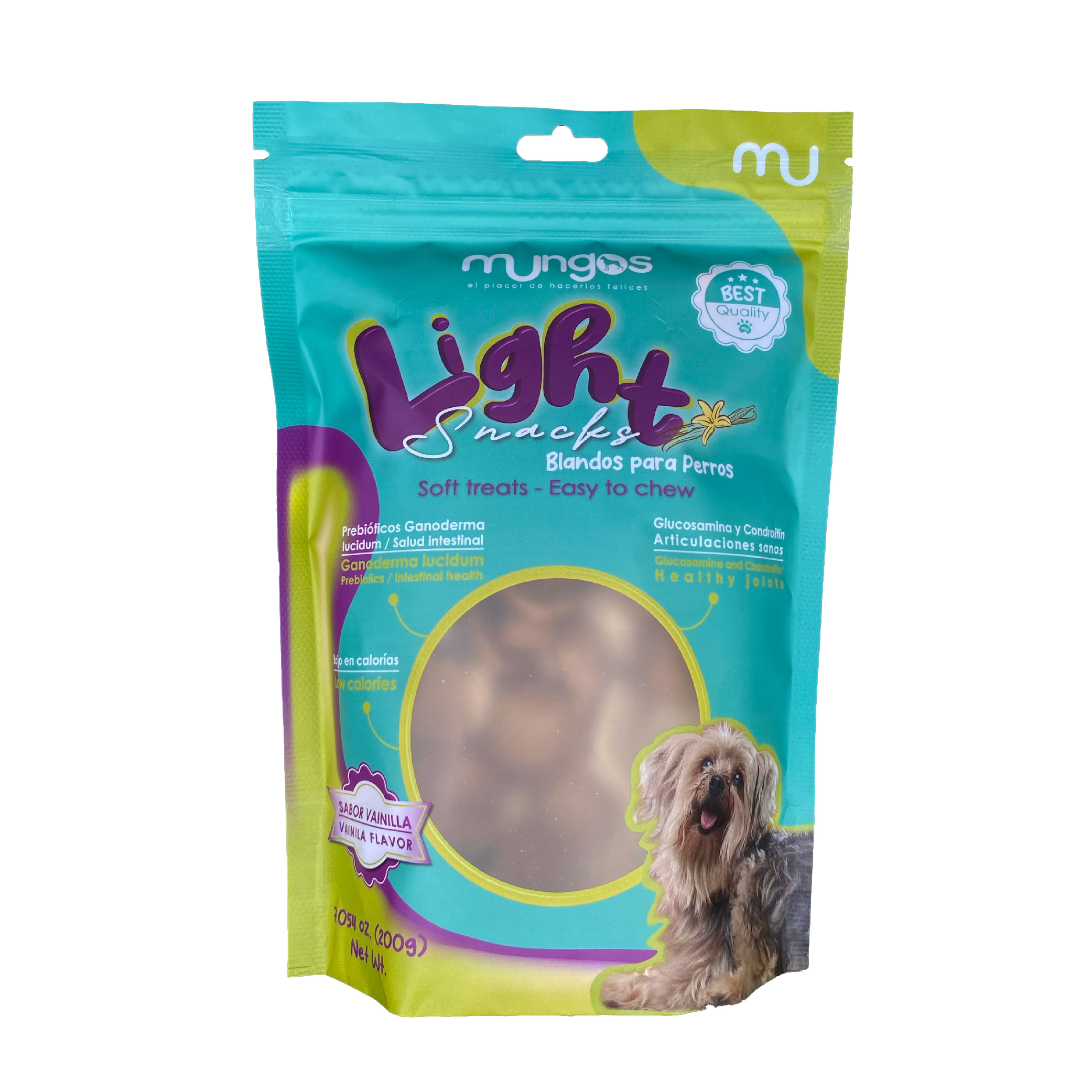 Mungos Galletas Blandas Light Vainilla 200 g 1 Mungos galletas blandas light vainilla 200 g