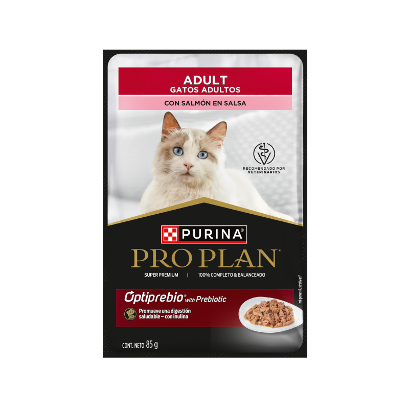 Pro Plan Gato Adulto Salmón en Salsa Pouch 85 g 1 Pro Plan Gato Adulto salmón en salsa pouch 85 g