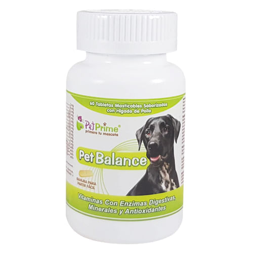 Pet Balance Nutracéutico con Enzimas Digestivas Perro 60 Tabletas 2 Pet Balance nutracéutico con enzimas digestivas 60 tabletas