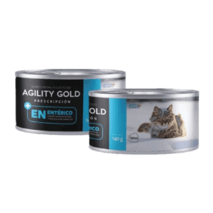 Agility Gold Entérico para gato lata 140 g