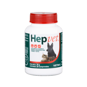 Hepvet suplemento hepático 30 comprimidos