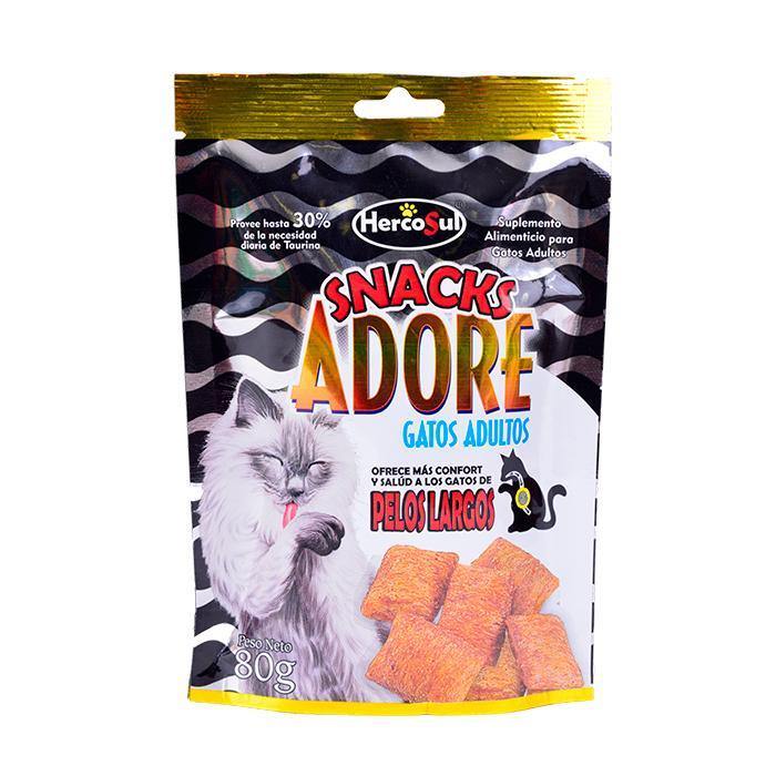Adore Snacks Gatos Control Bolas de Pelo 80 g 1 Adore Snacks Gatos Control Bolas de Pelo 80 g