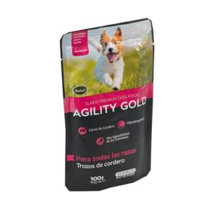 Pouch Trozos De Cordero Adulto (Agility Gold)