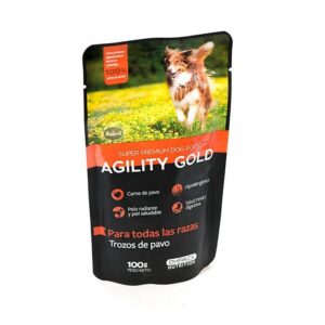 Pouch Trozos De Pavo Adulto (Agility Gold)