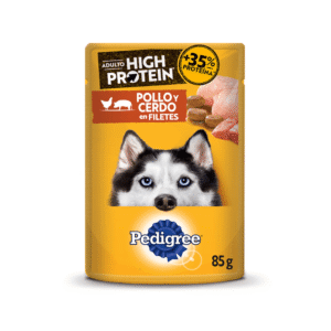 Pedigree High Protein Pollo y Cerdo Pouch 85 g