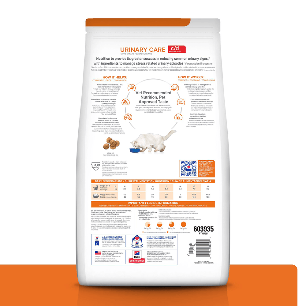 Hill's Prescription Diet c/d Multicare Stress Gato 4 lb 2 Hill's Prescription Diet c/d Multicare Stress gato 4 lb