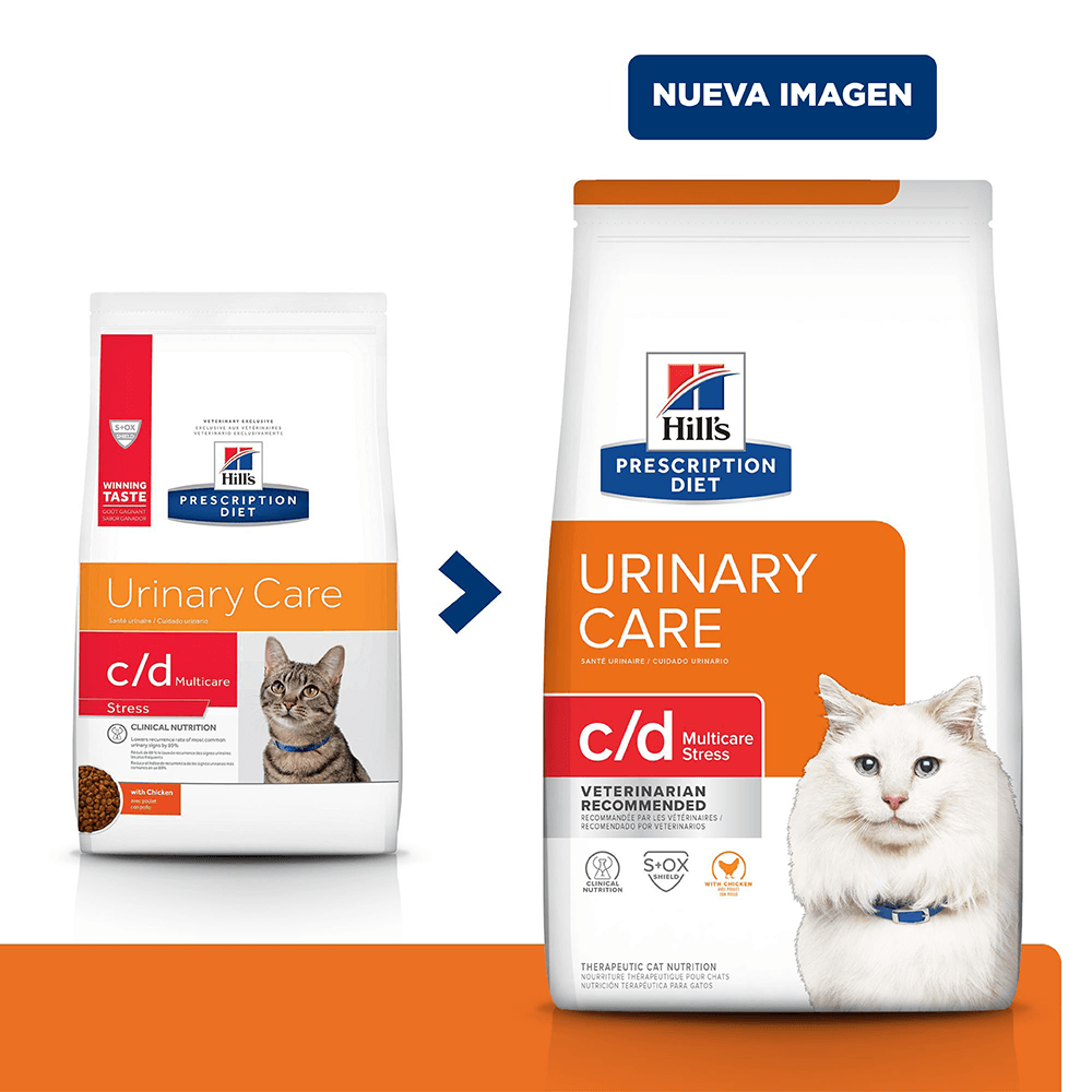 Hill's Prescription Diet c/d Multicare Stress Gato 4 lb 3 Hill's Prescription Diet c/d Multicare Stress gato 4 lb