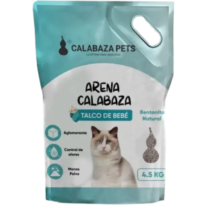 Calabaza Pets Arena para Gatos Aroma Talco