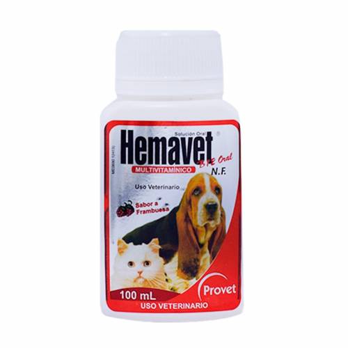Hemavet B12 Oral Antianémico y Estimulante del Apetito 100 ml 1 Hemavet B12 Oral antianémico y estimulante del apetito 100 ml