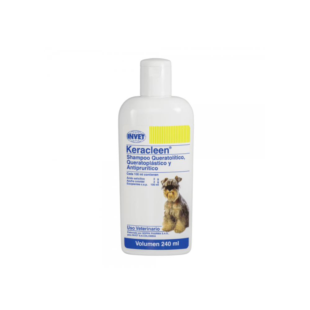 Keracleen Champú Medicado Queratolítico Perro 240 ml 1 Keracleen champú medicado queratolítico para perro 240 ml