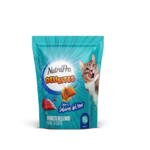 Nutrapro Nuggets rellenos sabores del mar para gato 100 g