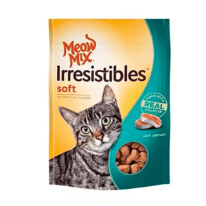 Meow Mix Irresistibles Soft salmón para gato 85 g