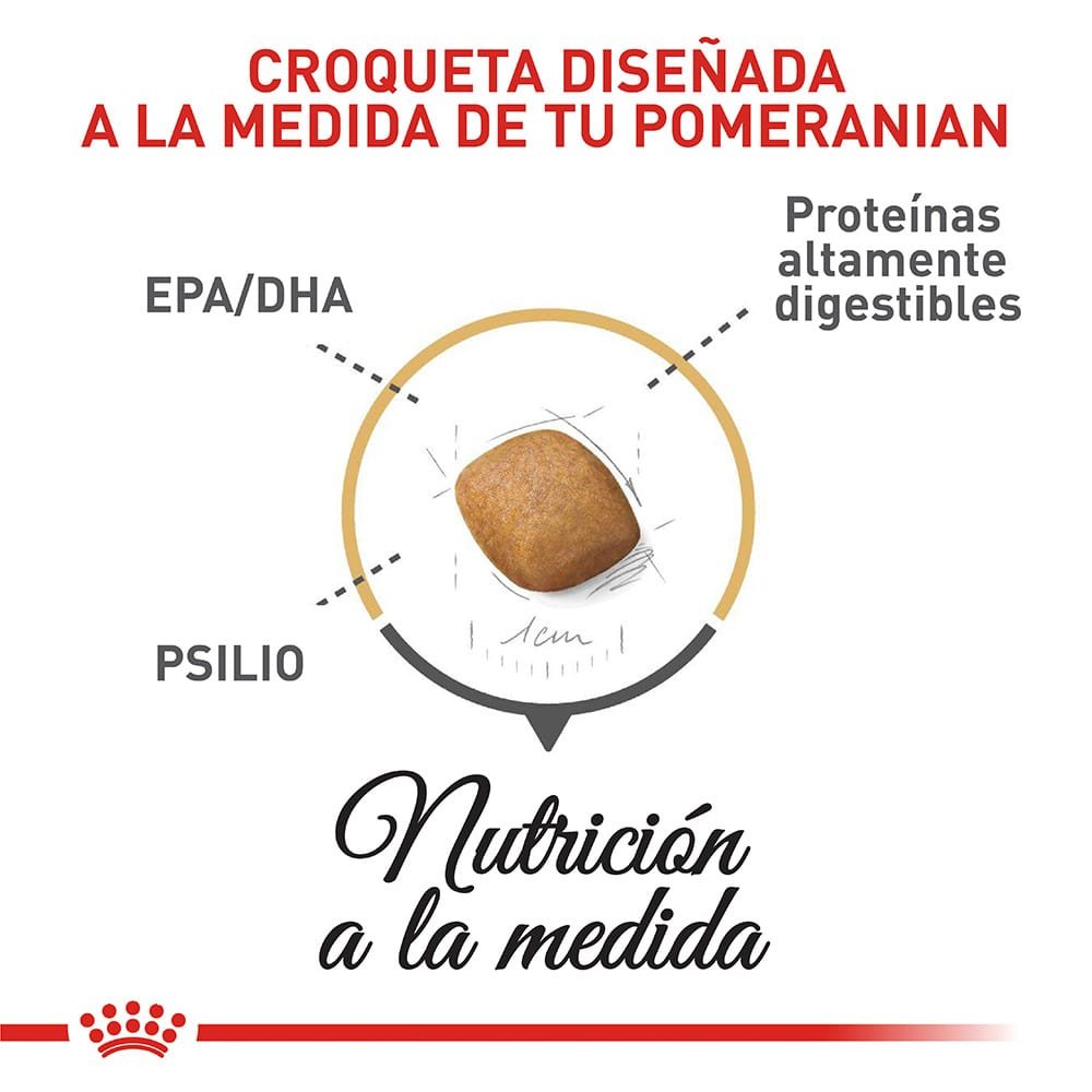 Royal Canin Pomeranian Adulto 500 g 3 Royal Canin Pomeranian Adulto 500 g, detalle del producto