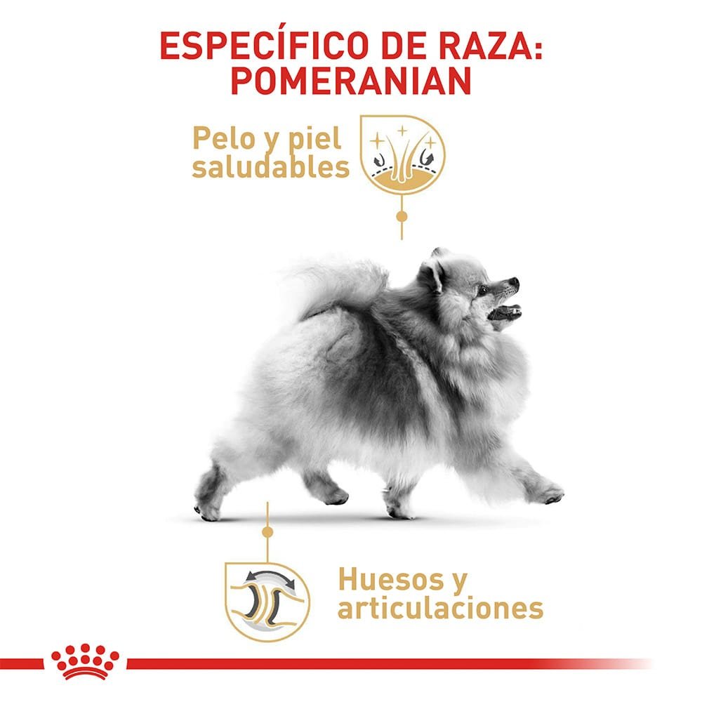 Royal Canin Pomeranian Adulto 500 g 4 Royal Canin Pomeranian Adulto 500 g, otra vista
