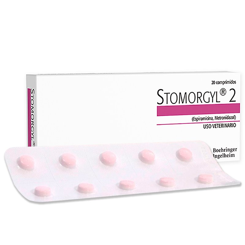 Stomorgyl 2 Antibiótico para Perros y Gatos (20 Comprimidos) 2 Stomorgyl 2 Antibiótico para Perros y Gatos (20 Comprimidos), detalle del producto